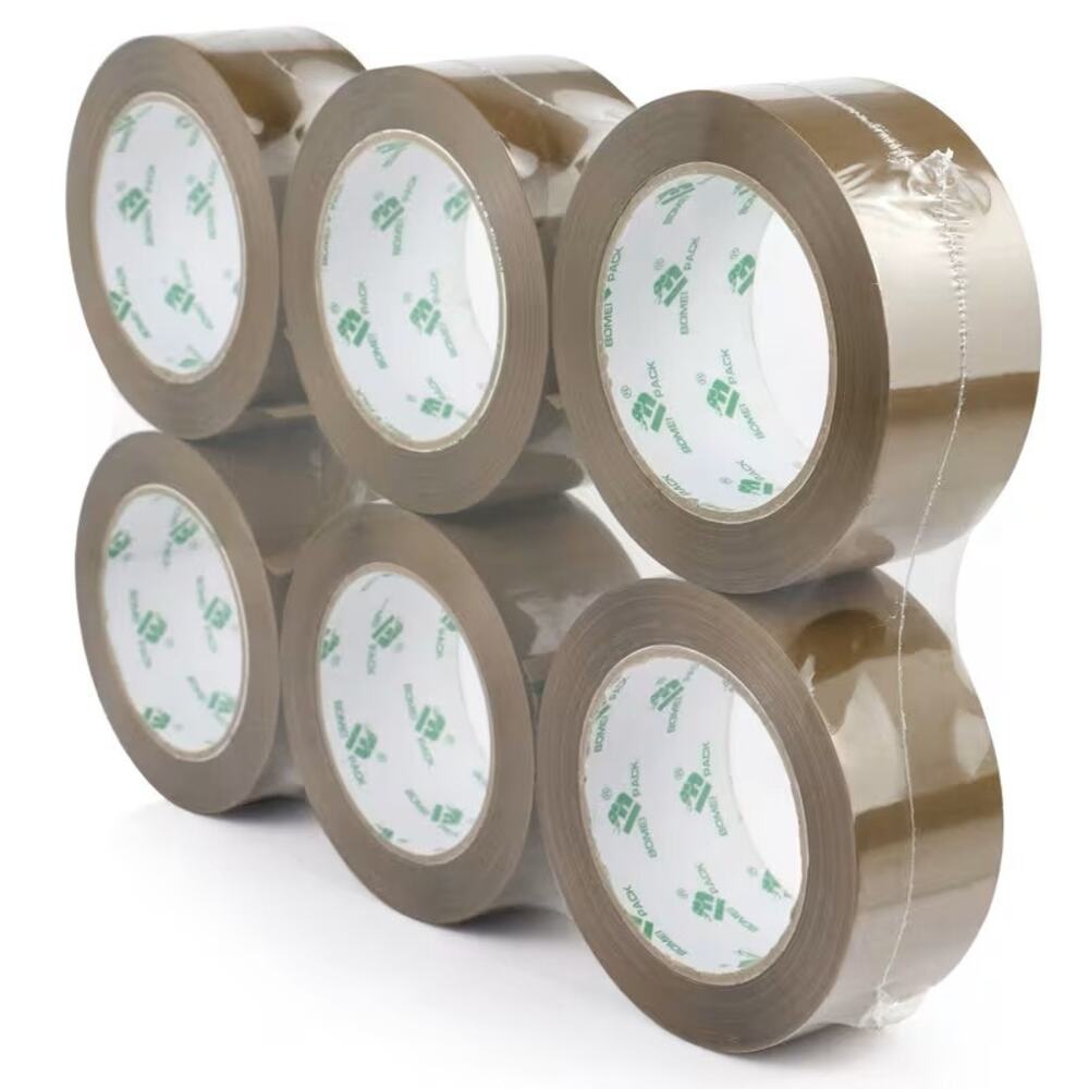 6 Rolls Heavy Duty Brown Packing Tape 1.88" x 110 Yards Shipping Moving 2 Mil - Picture 3 of 3